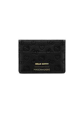 Maison de Sabre Women's Hello Kitty Leather Card Holder