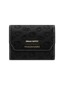 Maison de Sabre Women's Hello Kitty Leather Trifold Wallet