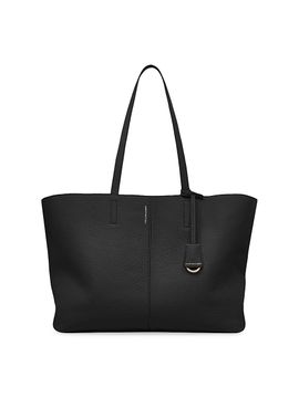 Maison de Sabre Women's Large Leather Snap Soft Tote