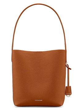 Maison de Sabre Women's Leather Bucket Soft Tote Bag