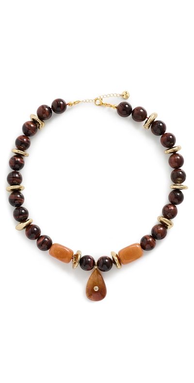 Maison Irem Maison Irem Amber Glow Necklace Brown One