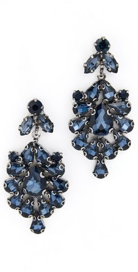 Maison Irem Maison Irem Indigo Earrings Dark Blue One