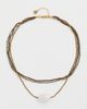 Maison Irem Maison Irem Triple Bronze Pearl Necklace Brown One - 5