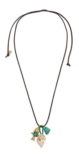 Maison Irem Maison Irem Vista Necklace Turquoise One