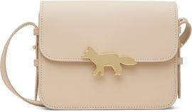 Maison Kitsuné Maison Kitsuné Beige Edie Bag