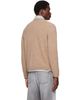 Maison Kitsuné Maison Kitsuné Beige Fox Head Lambswool Comfort Sweater - 3
