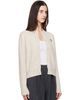 Maison Kitsuné Maison Kitsuné Beige Fox Head Lambswool High Neck Cardigan - 2