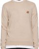 Maison Kitsuné Maison Kitsuné Beige Fox Head Merino Regular Sweater - 1