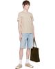 Maison Kitsuné Maison Kitsuné Beige Fox Head Regular T-shirt - 4