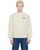 Maison Kitsuné Maison Kitsuné Beige 'Maison Kitsuné' Handwriting Comfort Sweatshirt - 1