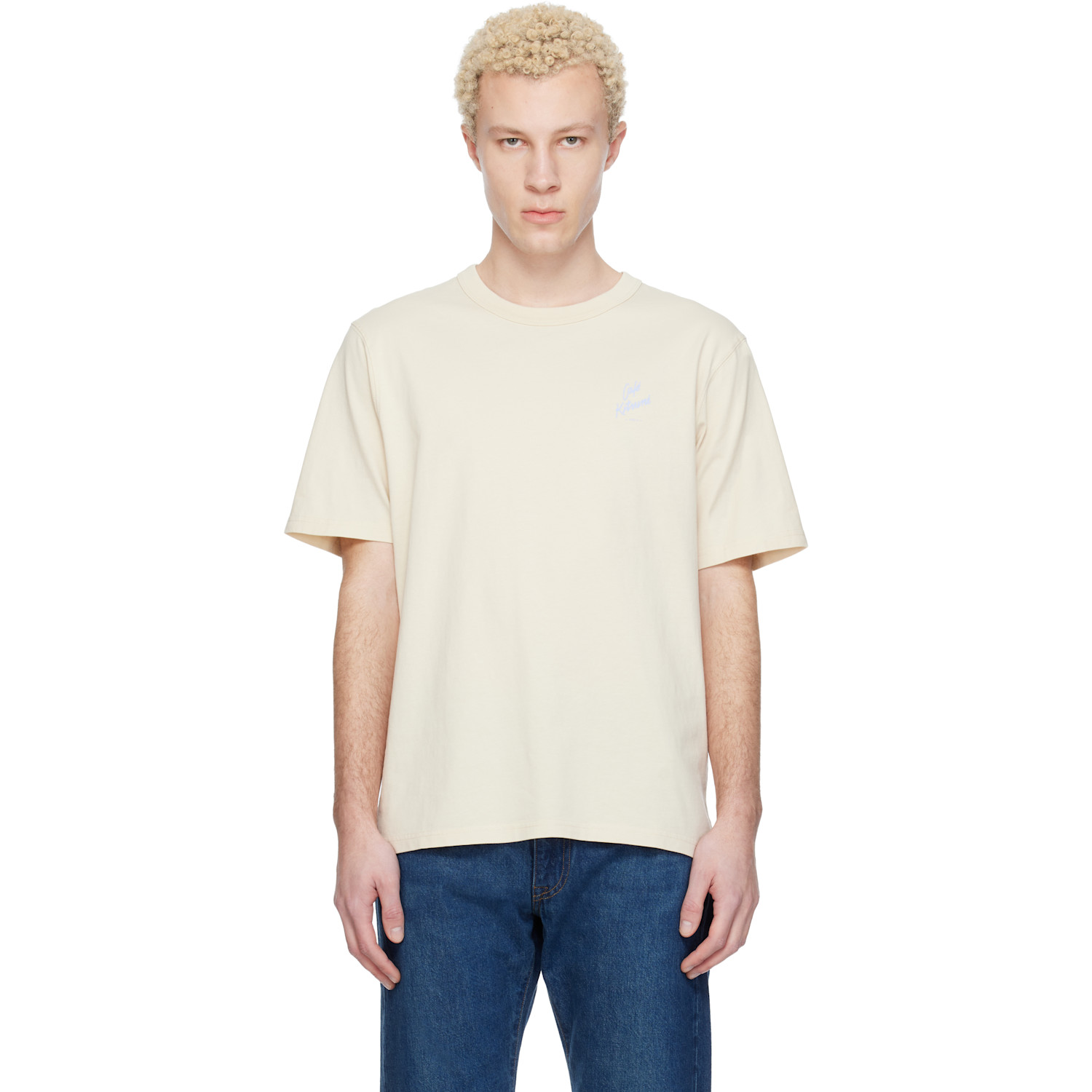 MAISON KITSUNÉ ベージュ Tシャツ S Maison Kitsuné - Beige Summer Relax T-shirt
