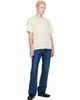 Maison Kitsuné Maison Kitsuné Beige Summer Relax T-shirt - 4