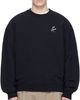 Maison Kitsuné Maison Kitsuné Black 'Café Kitsuné' Relax Sweatshirt - 1