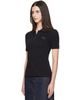 Maison Kitsuné Maison Kitsuné Black Fortune Fox Jersey Polo - 5