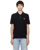 Maison Kitsuné Maison Kitsuné Black Fox Head Regular Polo - 1