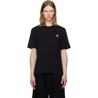 Maison Kitsuné Maison Kitsuné Black Fox Head Regular T-shirt