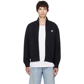 Maison Kitsuné Maison Kitsuné Black Fox Head Zipped Comfort Sweatshirt