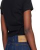 Maison Kitsuné Maison Kitsuné Black 'Maison Kitsuné Paris' Baby T-shirt - 3