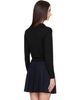 Maison Kitsuné Maison Kitsuné Black Profile Fox Merino Relaxed Polo Cardigan - 3
