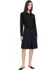 Maison Kitsuné Maison Kitsuné Black Profile Fox Merino Relaxed Polo Cardigan - 4