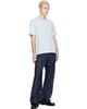 Maison Kitsuné Maison Kitsuné Blue Barista Fox Relax T-shirt - 4
