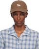 Maison Kitsuné Maison Kitsuné Brown Baby Fox Cap - 1