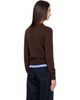 Maison Kitsuné Maison Kitsuné Brown Baby Fox Merino Regular Sweater - 3