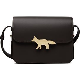 Maison Kitsuné Maison Kitsuné Brown Edie Bag