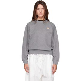 Maison Kitsuné Maison Kitsuné Gray Baby Fox Comfort Sweatshirt