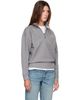 Maison Kitsuné Maison Kitsuné Gray Baby Fox Half Zipped Sweatshirt - 2