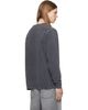 Maison Kitsuné Maison Kitsuné Gray Fox Head Faded Comfort Long Sleeve T-shirt - 3