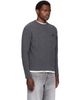 Maison Kitsuné Maison Kitsuné Gray Fox Head Wool Ribbed Sweater - 2