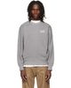 Maison Kitsuné Maison Kitsuné Gray Handwriting Comfort Sweatshirt - 1