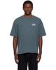 Maison Kitsuné Maison Kitsuné Gray Handwriting Faded Oversize T-shirt - 1