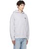 Maison Kitsuné Maison Kitsuné Gray Handwriting Oversized Hoodie - 2