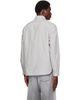 Maison Kitsuné Maison Kitsuné Gray Handwriting Striped Casual Shirt - 3