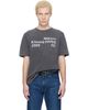Maison Kitsuné Maison Kitsuné Gray 'Maison Kitsuné 2002' Faded Comfort T-shirt - 1