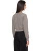 Maison Kitsuné Maison Kitsuné Gray 'Maison Kitsune Paris' Faded Cropped Sweatshirt - 3