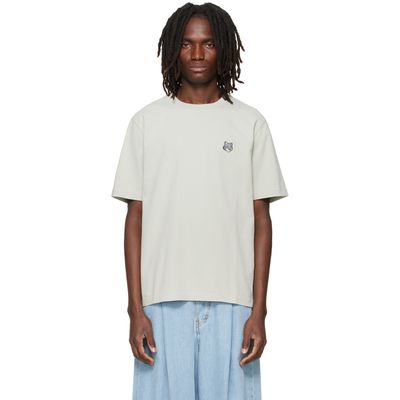 Maison Kitsuné Maison Kitsuné Green Fox Head Comfort T-shirt