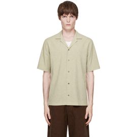 Maison Kitsuné Maison Kitsuné Khaki Resort Shirt