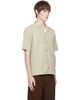 Maison Kitsuné Maison Kitsuné Khaki Resort Shirt - 2
