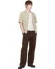 Maison Kitsuné Maison Kitsuné Khaki Resort Shirt - 4
