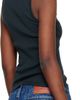 Maison Kitsuné Maison Kitsuné Navy Baby Fox Ribbed Tank Top - 3