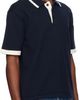 Maison Kitsuné Maison Kitsuné Navy Cotton Knitted Comfort Polo - 2