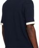 Maison Kitsuné Maison Kitsuné Navy Cotton Knitted Comfort Polo - 3