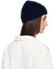 Maison Kitsuné Maison Kitsuné Navy Fox Head Large Beanie - 2