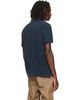 Maison Kitsuné Maison Kitsuné Navy Fox Head Regular Polo - 3