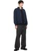 Maison Kitsuné Maison Kitsuné Navy Fox Head Zipped Comfort Sweatshirt - 4