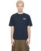 Maison Kitsuné Maison Kitsuné Navy 'Maison Kitsuné' Handwriting Comfort T-shirt - 1