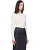 Maison Kitsuné Maison Kitsuné Off-White Baby Fox Ribbed Cardigan - 2